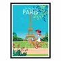 Affiches - Affiche - Paris la tour Eiffel - Raphael Delerue - WALL EDITIONS
