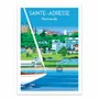 Poster - Art-Poster - Sainte adresse Normandie - Raphael Delerue - WALL EDITIONS