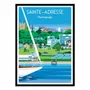 Poster - Art-Poster - Sainte adresse Normandie - Raphael Delerue - WALL EDITIONS