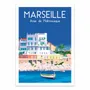 Affiches - Affiche - Marseille Anse de Malmousque - Raphael Delerue - WALL EDITIONS