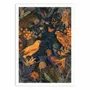 Affiches - Affiche - Parrots midnight paradise - Andrea Haase - WALL EDITIONS