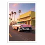 Poster - Art-Poster - California Pink Cadillac - Philippe Hugonnard - WALL EDITIONS