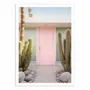 Poster - Art-Poster - Palm Springs Pink door - Philippe Hugonnard - WALL EDITIONS