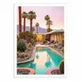Affiches - Affiche - Palm Springs sunset pool - Philippe Hugonnard - WALL EDITIONS