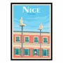 Affiches - Affiche - Nice Statues Jaume conversation - Olahoop Travel Posters - WALL EDITIONS
