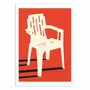 Poster - Art-Poster - Monobloc plastic chair - Rosi Feist - WALL EDITIONS