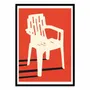 Poster - Art-Poster - Monobloc plastic chair - Rosi Feist - WALL EDITIONS