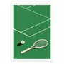 Poster - Art-Poster - Lawn Tennis club - Rosi Feist - WALL EDITIONS