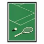 Poster - Art-Poster - Lawn Tennis club - Rosi Feist - WALL EDITIONS