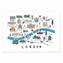 Poster - Art-Poster - London Map - Alex Foster - WALL EDITIONS