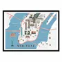 Affiches - Affiche - New-York map - Alex Foster - WALL EDITIONS