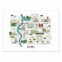 Poster - Art-Poster - Rome Map - Alex Foster - WALL EDITIONS