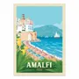 Poster - Art-Poster - Amalfi Coast - Olahoop Travel Posters - WALL EDITIONS