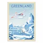 Poster - Art-Poster - Greenland Denmark - Olahoop Travel Posters - WALL EDITIONS