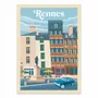 Affiches - Affiche - Rennes - Olahoop Travel Posters - WALL EDITIONS