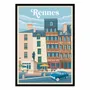 Affiches - Affiche - Rennes - Olahoop Travel Posters - WALL EDITIONS
