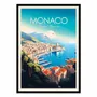 Poster - Art-Poster - Monaco - Studio Inception - WALL EDITIONS