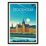 Poster - Art-Poster - Stockholm - Studio Inception - WALL EDITIONS