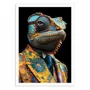 Poster - Art-Poster - Chameleon Wild Suits - Philippe Hugonnard - WALL EDITIONS