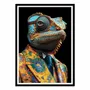 Poster - Art-Poster - Chameleon Wild Suits - Philippe Hugonnard - WALL EDITIONS