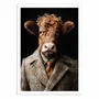 Poster - Art-Poster - Cow Wild Suits - Philippe Hugonnard - WALL EDITIONS