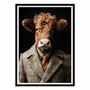 Poster - Art-Poster - Cow Wild Suits - Philippe Hugonnard - WALL EDITIONS