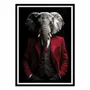 Poster - Art-Poster - Elephant Wild Suits - Philippe Hugonnard - WALL EDITIONS