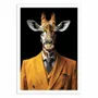 Poster - Art-Poster - Giraffe Wild Suits - Philippe Hugonnard - WALL EDITIONS