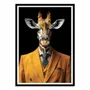Poster - Art-Poster - Giraffe Wild Suits - Philippe Hugonnard - WALL EDITIONS