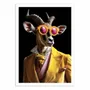 Poster - Art-Poster - Kudu Wild Suits - Philippe Hugonnard - WALL EDITIONS