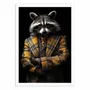 Poster - Art-Poster - Raccoon Wild Suits - Philippe Hugonnard - WALL EDITIONS