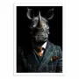 Poster - Art-Poster - Rhinoceros Wild Suits - Philippe Hugonnard - WALL EDITIONS