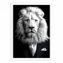 Poster - Art-Poster - White Lion Wild Suits - Philippe Hugonnard - WALL EDITIONS