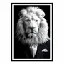 Poster - Art-Poster - White Lion Wild Suits - Philippe Hugonnard - WALL EDITIONS