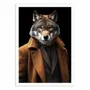 Poster - Art-Poster - Wolf Wild Suits - Philippe Hugonnard - WALL EDITIONS