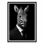 Poster - Art-Poster - Zebra Wild Suits - Philippe Hugonnard - WALL EDITIONS