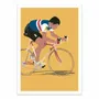 Affiches - Affiche - Cycliste - LPX Illustration - WALL EDITIONS