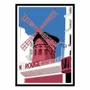 Poster - Art-Poster - Moulin Rouge - LPX Illustration - WALL EDITIONS