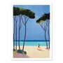 Affiches - Affiche - Beach Yoga - Henry Rivers - WALL EDITIONS