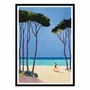 Affiches - Affiche - Beach Yoga - Henry Rivers - WALL EDITIONS