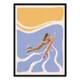 Affiches - Affiche - Duckdiving surfgirl - Art Rider - WALL EDITIONS