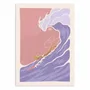 Poster - Art-Poster - Riding the wave - Art Rider - WALL EDITIONS