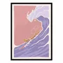 Poster - Art-Poster - Riding the wave - Art Rider - WALL EDITIONS