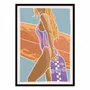 Affiches - Affiche - Skate and surf fire - Art Rider - WALL EDITIONS