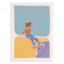 Affiches - Affiche - Skateboard girl - Art Rider - WALL EDITIONS