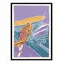 Affiches - Affiche - Surf car girl - Art Rider - WALL EDITIONS
