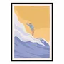 Poster - Art-Poster - Surf on a cloud - Art Rider - WALL EDITIONS