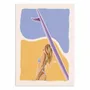 Affiches - Affiche - Surfeuse Longboard - Art Rider - WALL EDITIONS