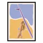 Affiches - Affiche - Surfeuse Longboard - Art Rider - WALL EDITIONS