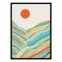 Poster - Art-Poster - Sunset Landscape - Kristian Gallagher - WALL EDITIONS